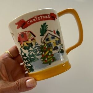Anthropologie Nathalie Leté Christmas Mug